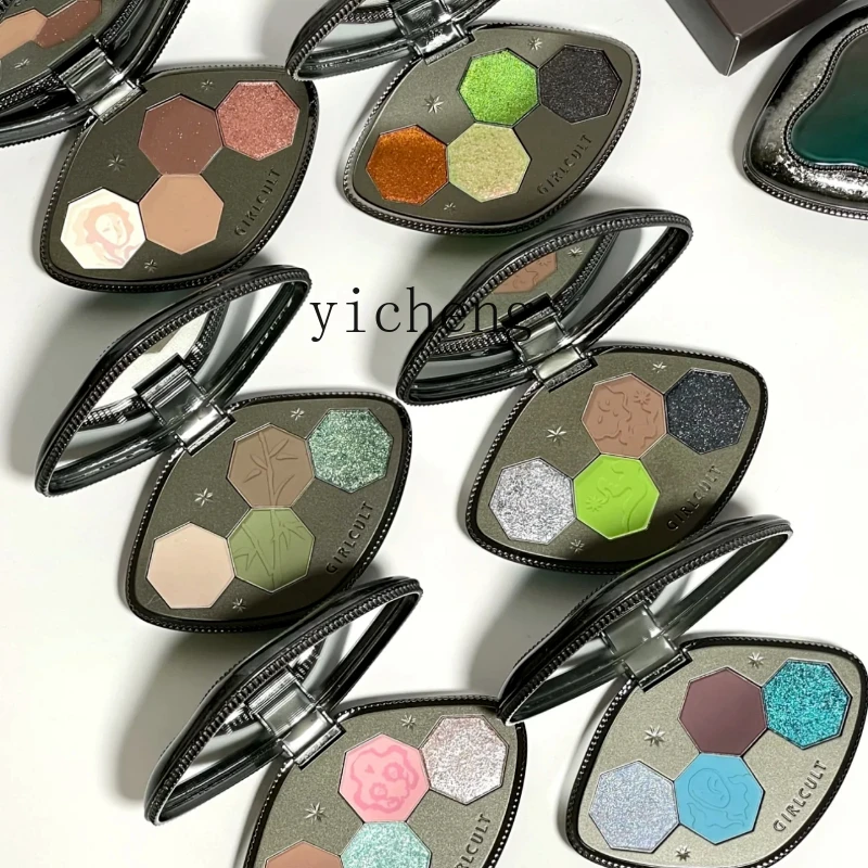 Zf Four Color Eyeshadow Palette Four Great Inventions Garden Dream Chameleon 15 Colors Nico Three Three Joint Name