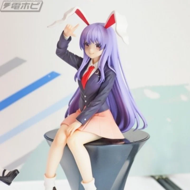 오리지널 재고 15cm 레이젠 우동에인 이나바 오리엔탈 프로젝트 애니메이션 피규어 모델 귀여운 데스크탑 장식 수집용 장난감