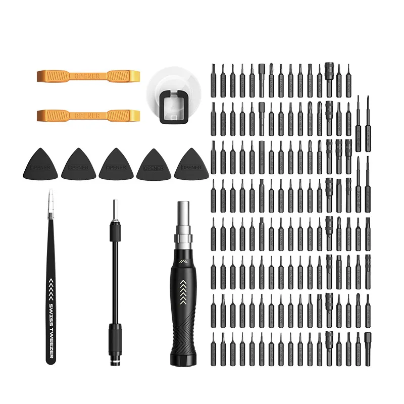 Precision Screwdriver Kit 145 In 1 Magnetic Mini Screw Driver CR-V Bits Kit for Laptop Phone Watch Hand Tool