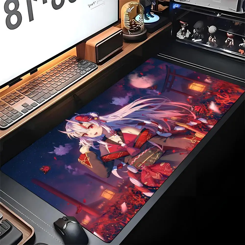 

Anime Girl VTuber VSPO Mouse Pad Edge Big Gaming Locking Computer Gamer Large Trend Rubber Art Mousepad Laptop Desk Mat