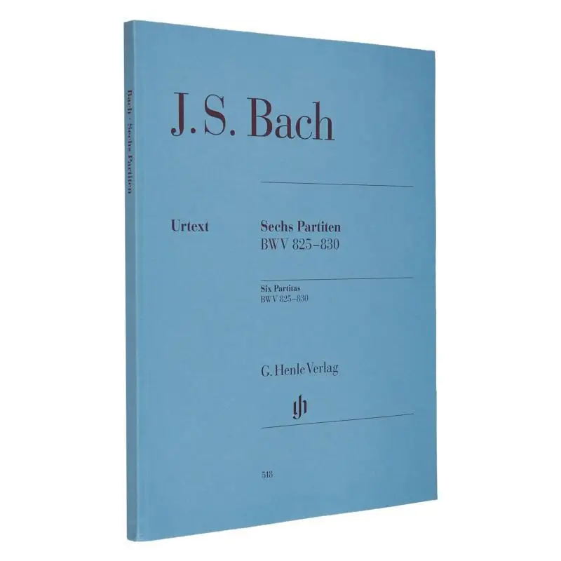 

HN518 Bach Six Partitas BWV 825830 Pb Scheideler Ullrich G Henle Verlag 9790201805184 Book