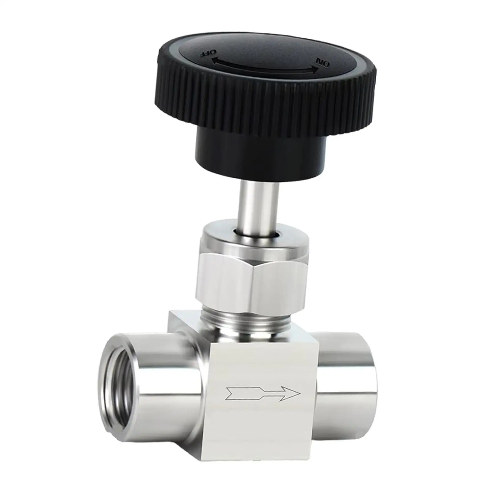 Precision Straight Pin Valve Stainless Steel Threaded Regulating Valve Heavy Duty Micro Adjustment for Piping Systems