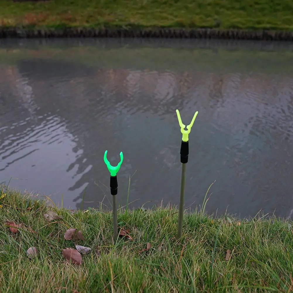 Podpórka wędkarska 50/80cm, regulowana, teleskopowa, uchwyt na wędkę, akcesoria wędkarskie — zdjęcie 7