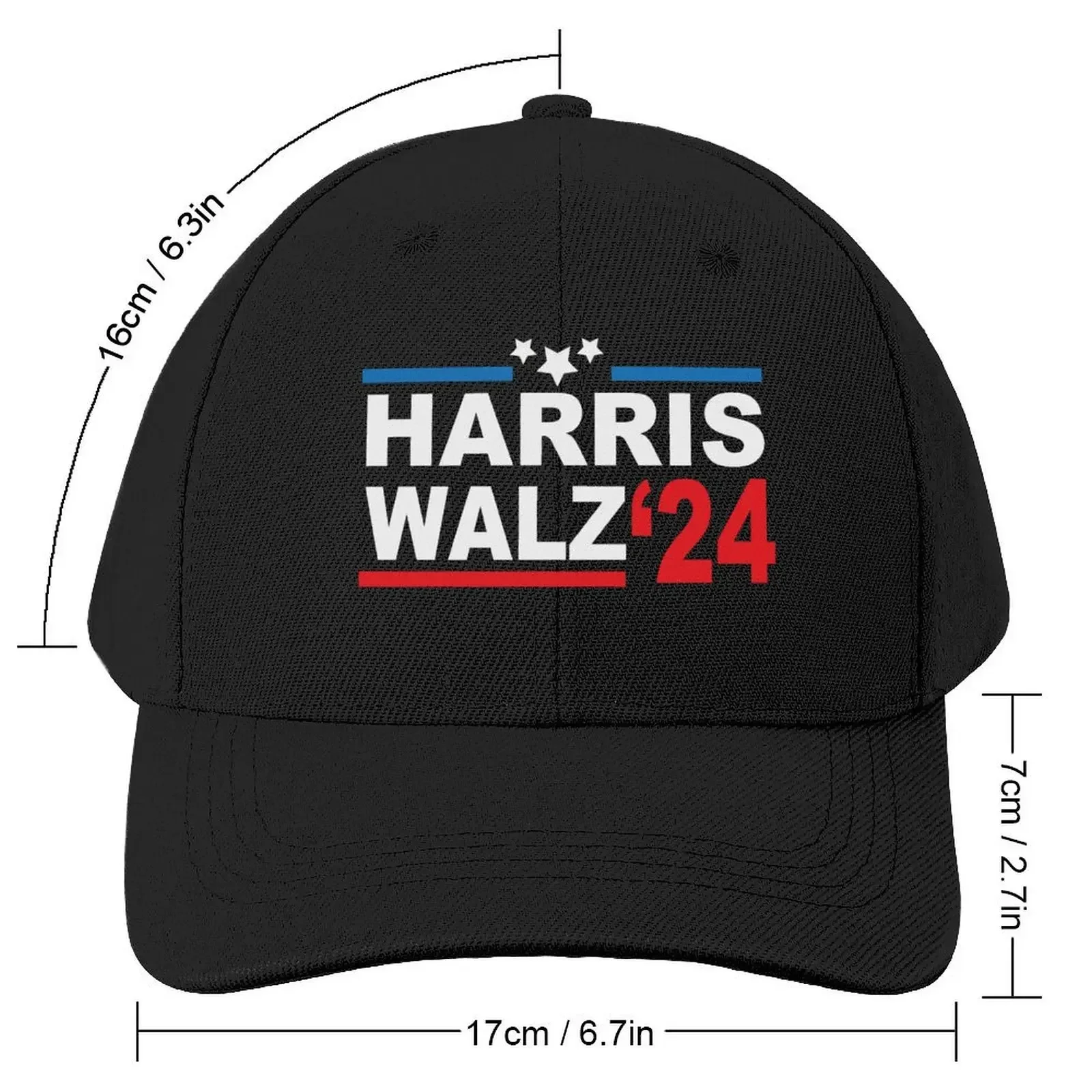 Harris Walz 2024, Kamala Harris Tim Waltz Walz 2024 Baseball Cap fashionable Uv Protection Solar Hat Women's Hats Men's