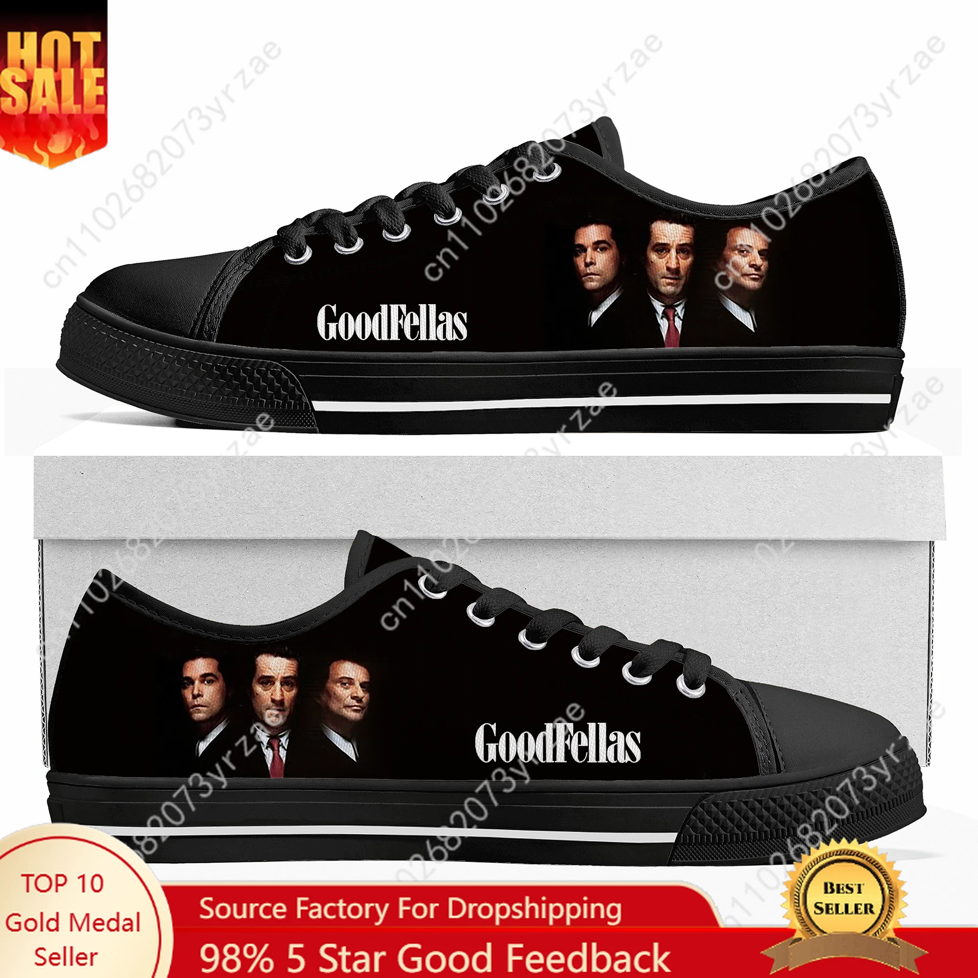

Goodfellas Low Top High Quality Sneakers Mens Womens Teenager Canvas Sneaker Casual Personalized Patterns Shoe Custom Made Shoes