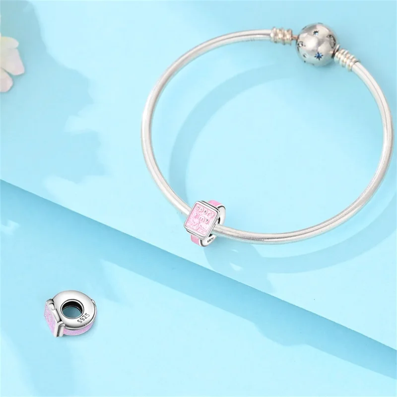 Hot 925 Sterling Silver Sports Time Watch Charms Bead Fit Original Bracelet DIY Women Engagement Jewelry Gift