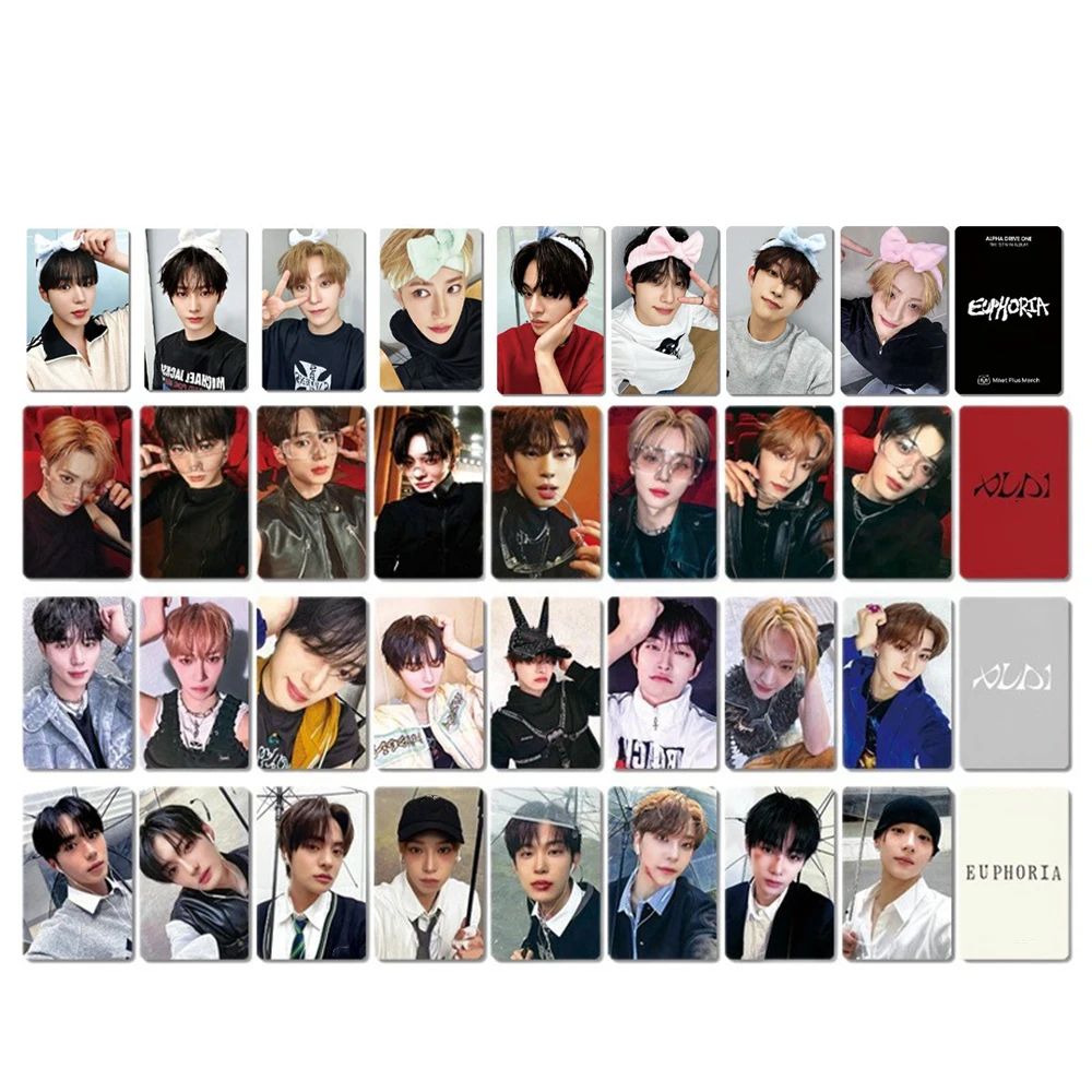 ALPHA DRIVE ONE The 1st Mini Album EUPHORIA Card ALD1 AM Special Card Bright Film LOMO Card JUNSEO ARNO LEO Fans Collection