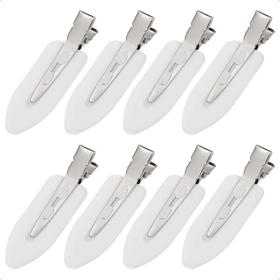 

8Pcs No Bend No Crease Hair Clips Styling Duck Bill Clips Alligator Hair Barrettes for Styling Sectioning Small Gifts for Women
