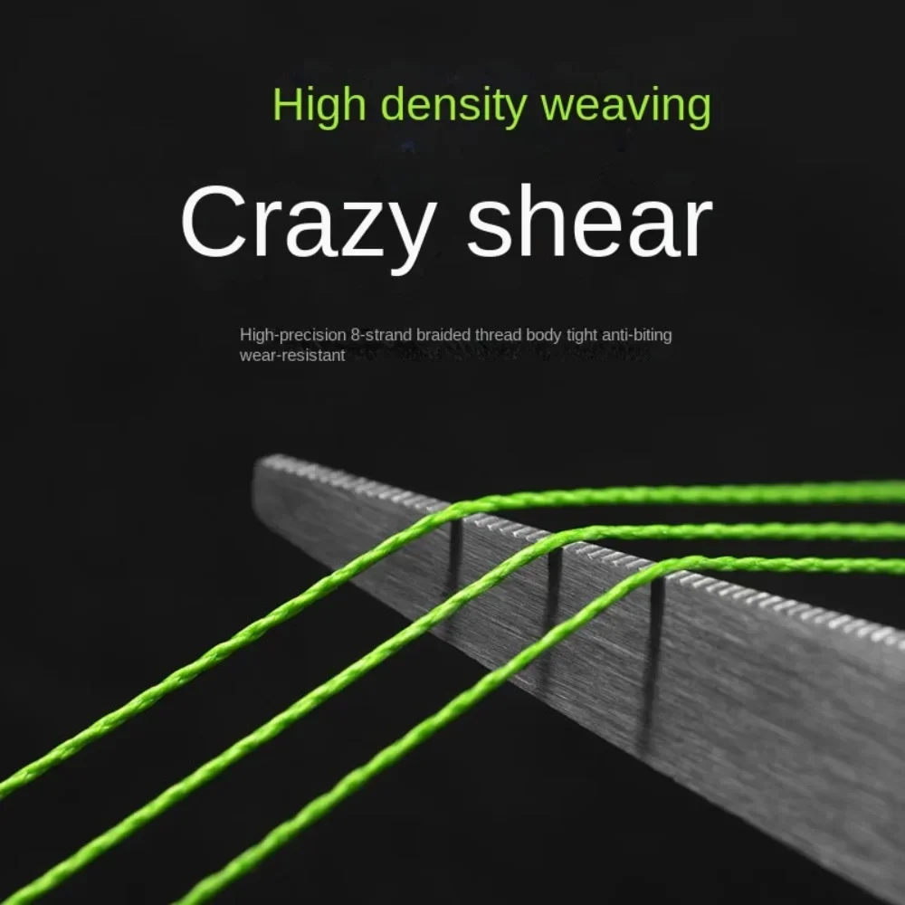 نمط جديد 100 متر خيط صنارة الصيد PE عالية الشد مطاطا الموضوع بكرة أحادية سلك غير مرئي الصيد الملحقات #4