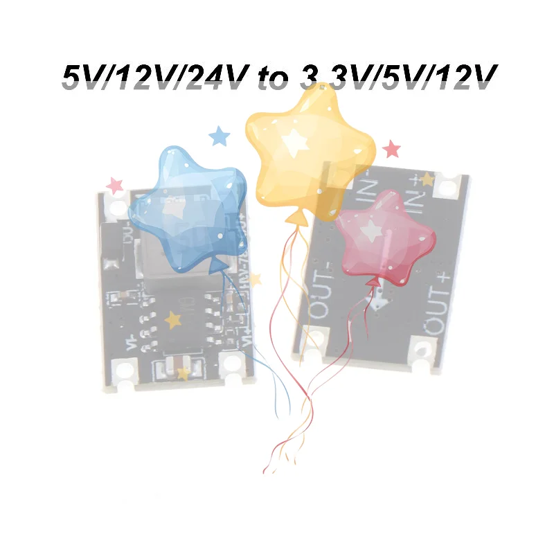 

1Pcs 5-30V To 3.3V 5V 12V Step-Down Vehicle Power Supply For Electronics Equipment Mini DC-DC 3A Step-Down Module