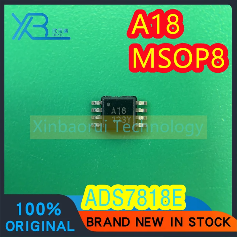 

(3/20pieces) ADS7818E ADS7818 analog-to-digital conversion chip part mark A18 MSOP8 original brand new electronics spot