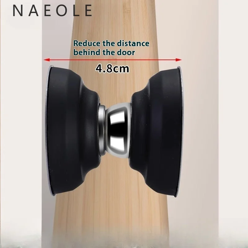 

Силиконовая дверная сусалка для отеля, бытовая прочность, бесшумная остановка потери, магнитный сенсорный, ветрозащитный, ударопрочный, дверной резистор из нержавеющей стали