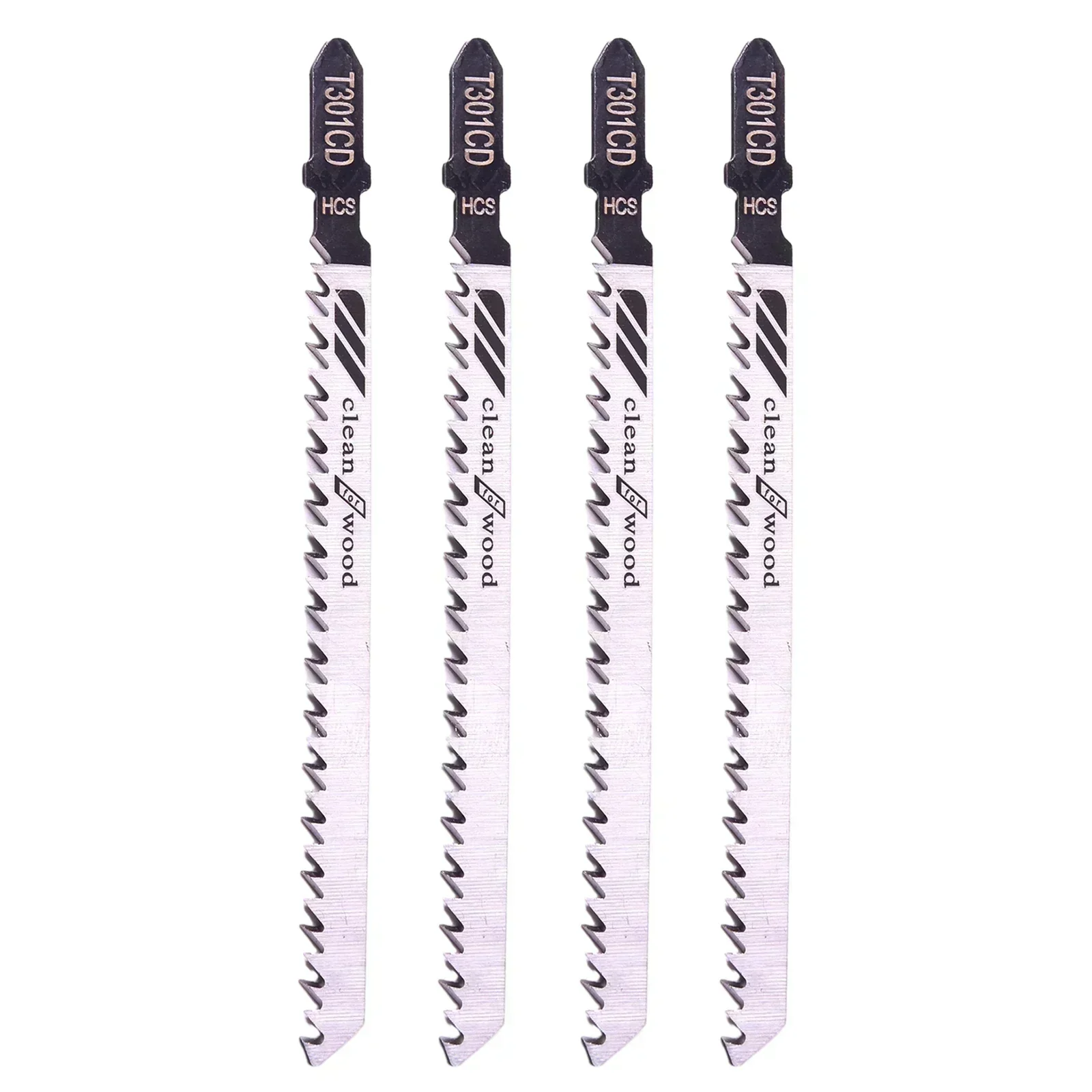 5Pcs T301CD Jigsaw Blade Set High Carbon Steel Reciprocating Saw Blade For Sheet Panels Wood Plastic Metal Cutting Woodworking