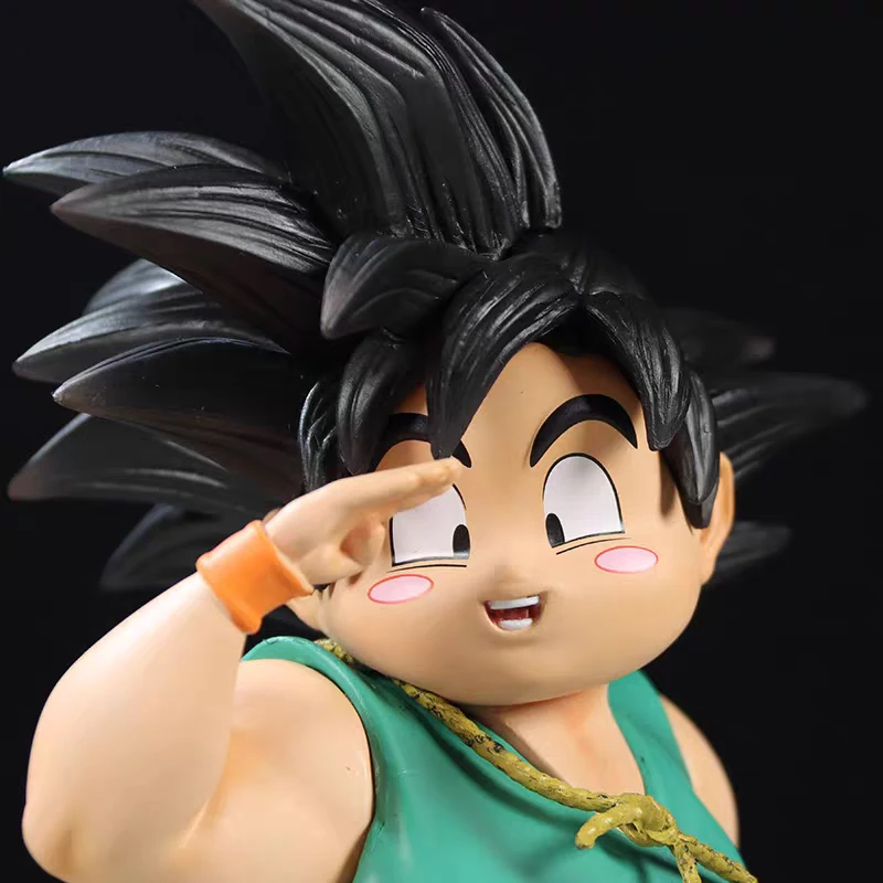 Dragon Ball Animation Peripheral Dolls Desktop Case Ornaments Goodbye Fatty Goku Trendy Toy Figure Two-Dimensional Model