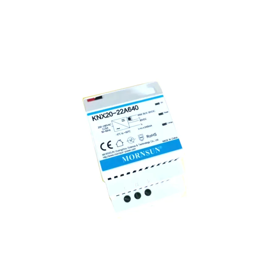 KNX20-22A640 AC-DC KNX 버스 전원 공급 장치 19.2W 30V640mA 절연 4KV