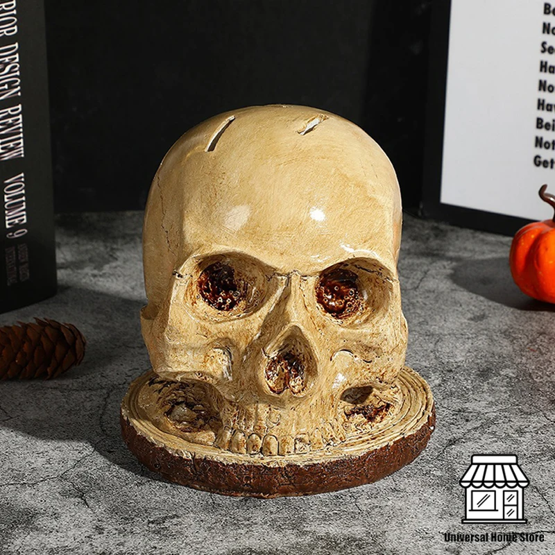 New Creative Kitchen Placement Knife Holder Skeleton Shaped Resin Material Holiday Horror Atmosphere Decoration Ornaments