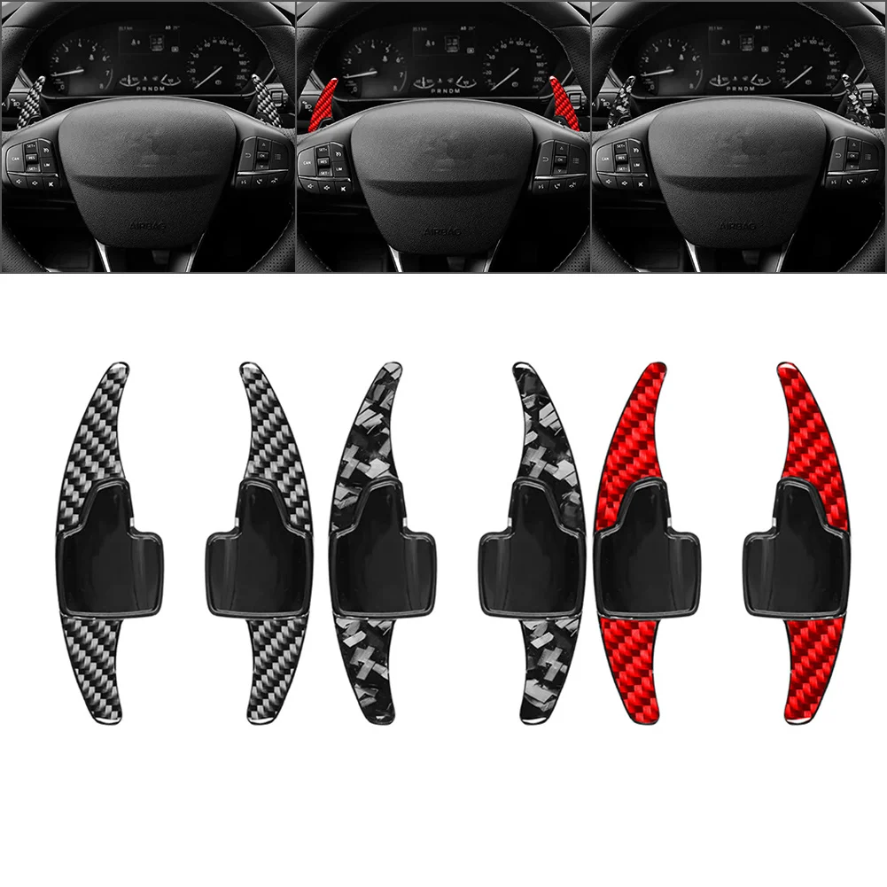 Car Steering Wheel Shift Shifter Paddle Extension For Ford Focus EcoSport Escape Kuga