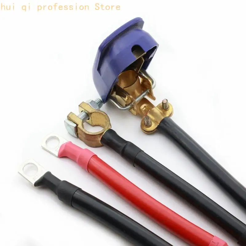 Batterieanschlusskabel mit Klemmende, 35 mm², 50 für 12 V/24 V Notbatterieverkabelung, Kabelschuh-Kupferkabel mit PVC H8WE – Detail 4
