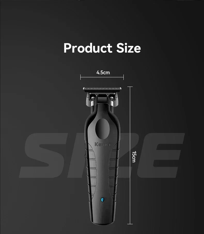 Kemei KM-2299 USB-Schnelllade-Haarschneidemaschine, Friseurmaschine, 1200 mA, wiederaufladbarer kabelloser Haarschneider, Kemei elektrischer Haarschneider – Detail 9
