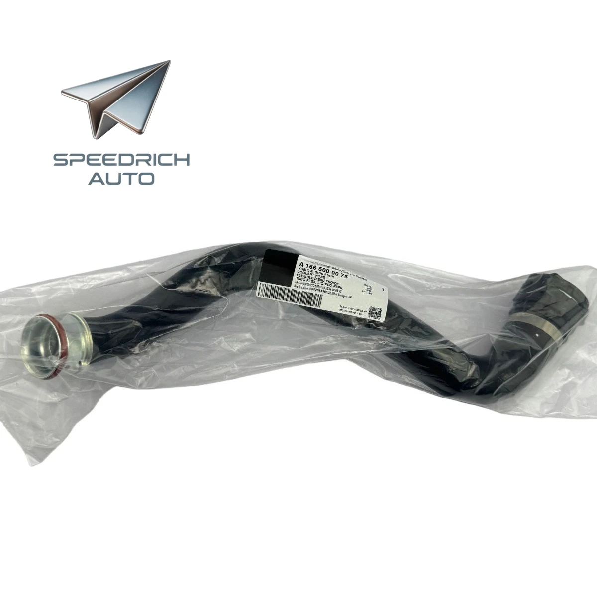 A1665000075 1665000075 Coolant Hose for Mercedes ML/GLE 320 4MATIC ML 500 4MATIC HYBRID GLE 43 4MATIC ML 300 ML/GLE 500