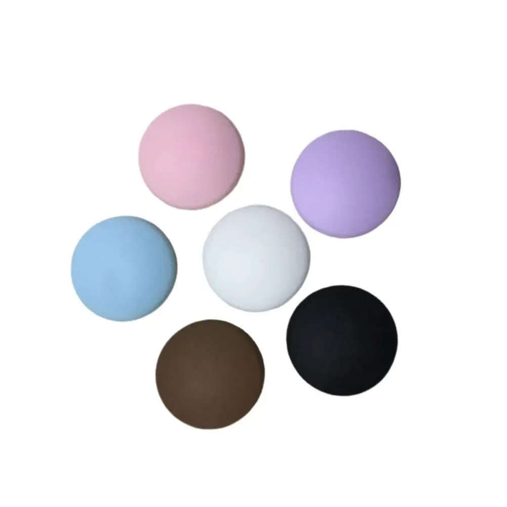 6Pcs Thick Soft Round Wall Bumpers for Doors Door Knob Stopper Noise Dampening Cushion Protector for Cabinet Fridge Door Bedroom