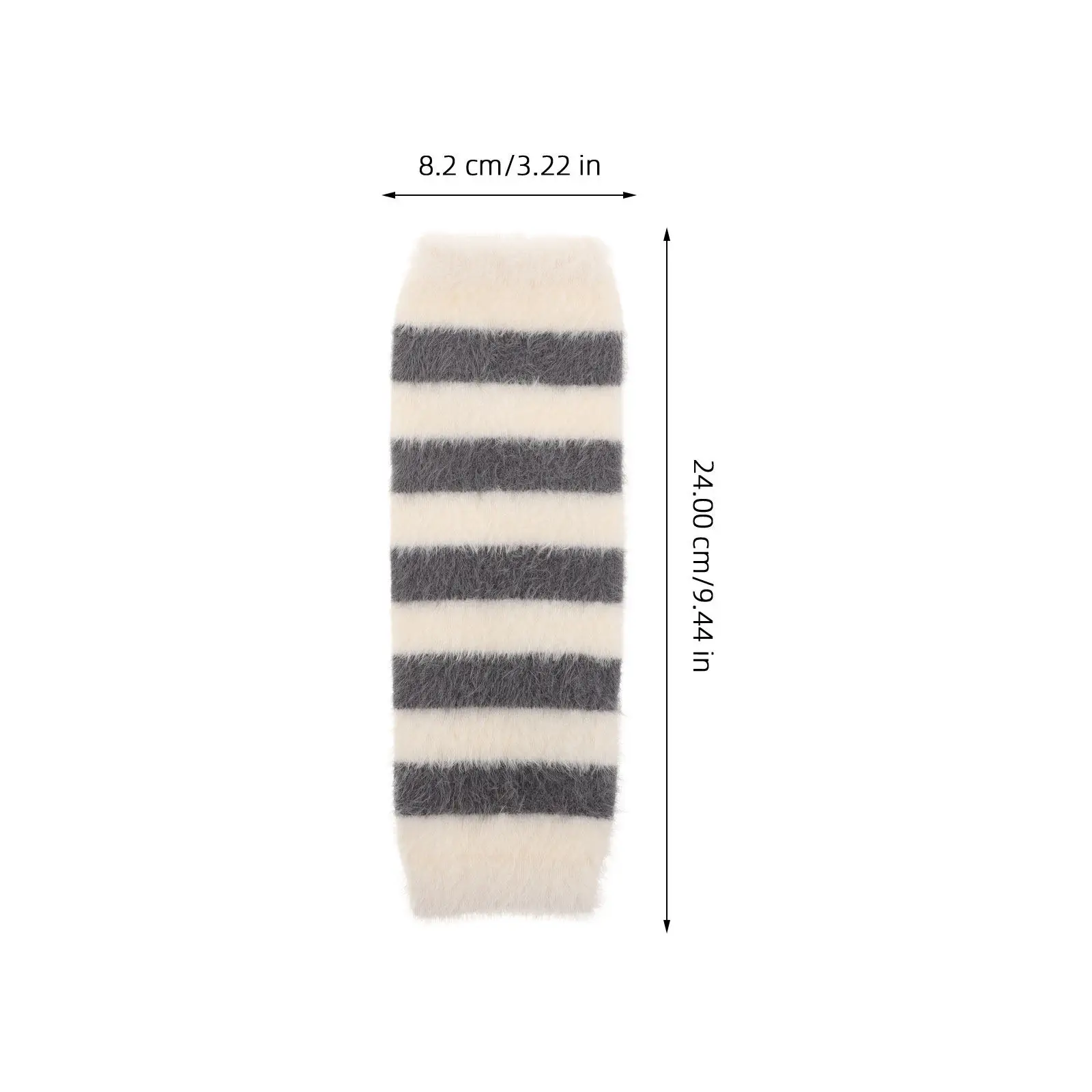 1 Pair Thickened Anti-Slip Baby Knee Socks High Elastic Combed Cotton Warmers For Crawling Protection Stylish Stripe Design