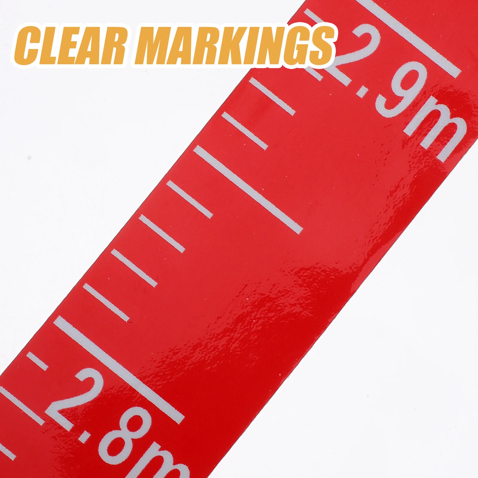 Water Level Scale Sticker for Accurate Measurement Self Adhesive Gauge Tape Pool Pond Tank Height Marker Labels