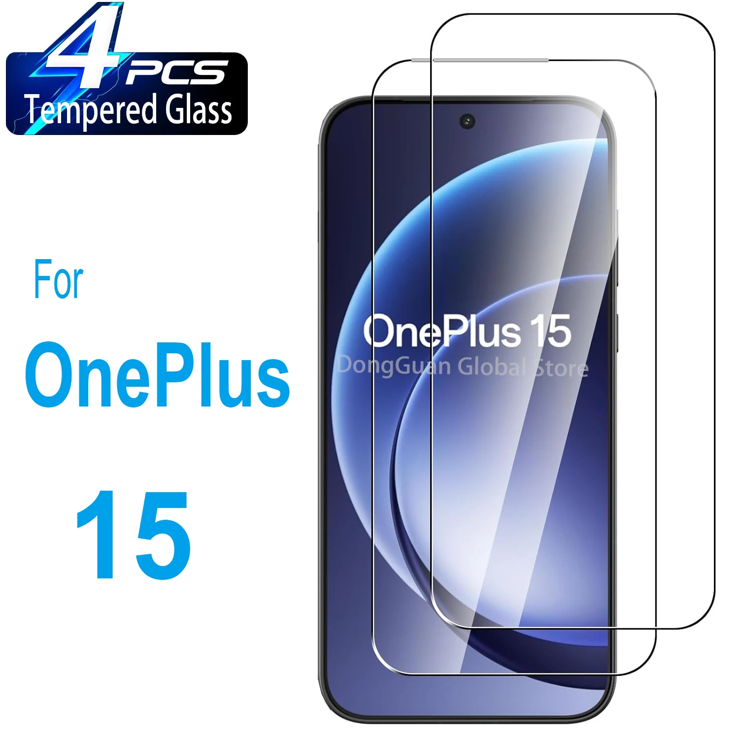 2/3/4Pcs Tempered Glass For OnePlus 15 Tempered Glass Screen Protector Glass Film