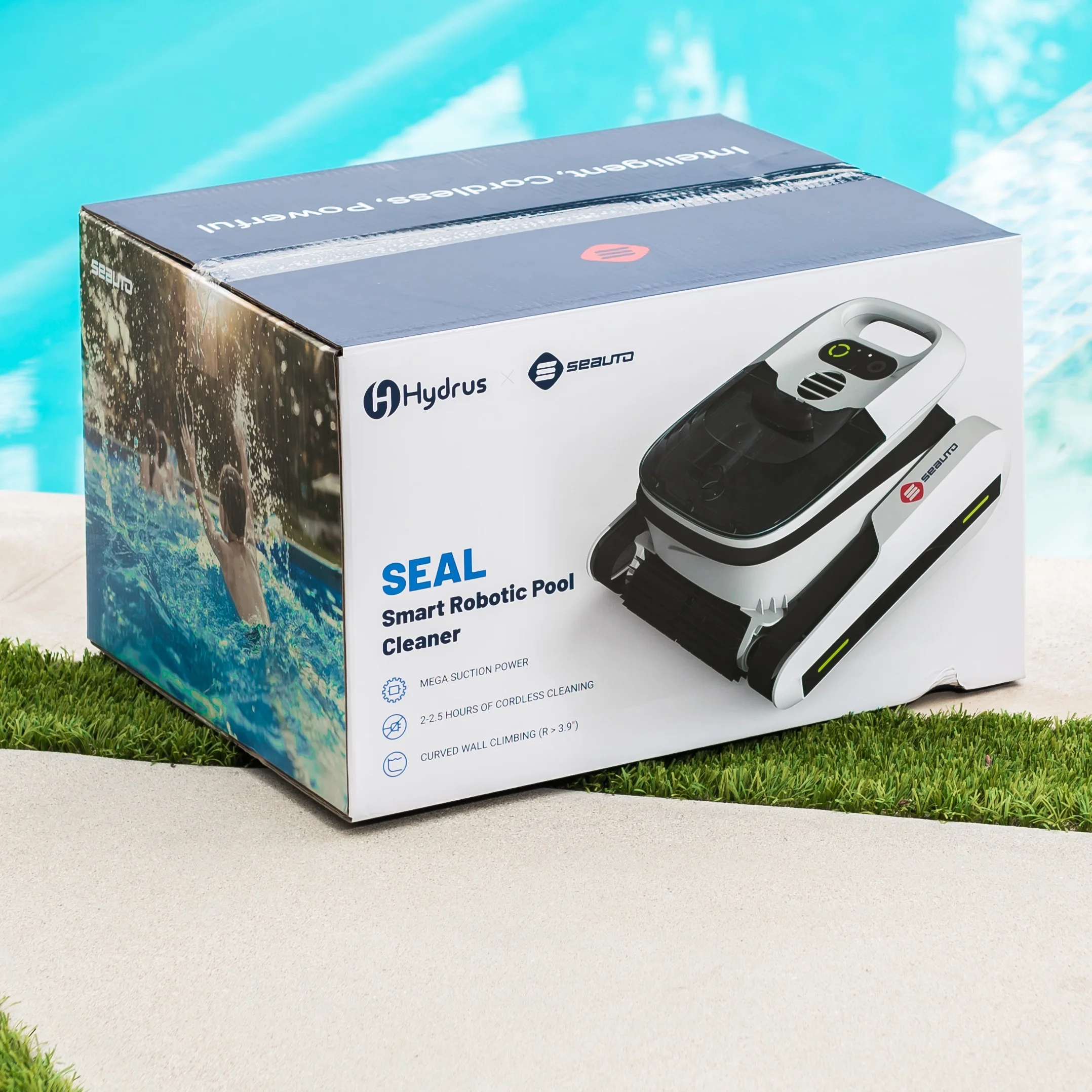 Intelligenter kabelloser Pool-Reinigungsroboter für Schwimmbäder im Freien