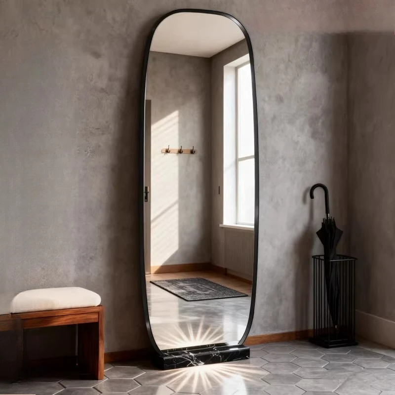 Large Size Room Decor Mirror Standing Full Body Funky Makeup Vintage Cute Professional Mirror Save Space Espelhos Home Design