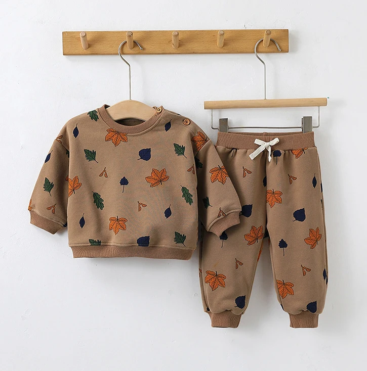 Kids Clothing Sets Sweatshirt Tops+ Pants Spring Toddler Boys Girls Clothes Kids Tracksuit Baby Pajamas Children Boys Clothing