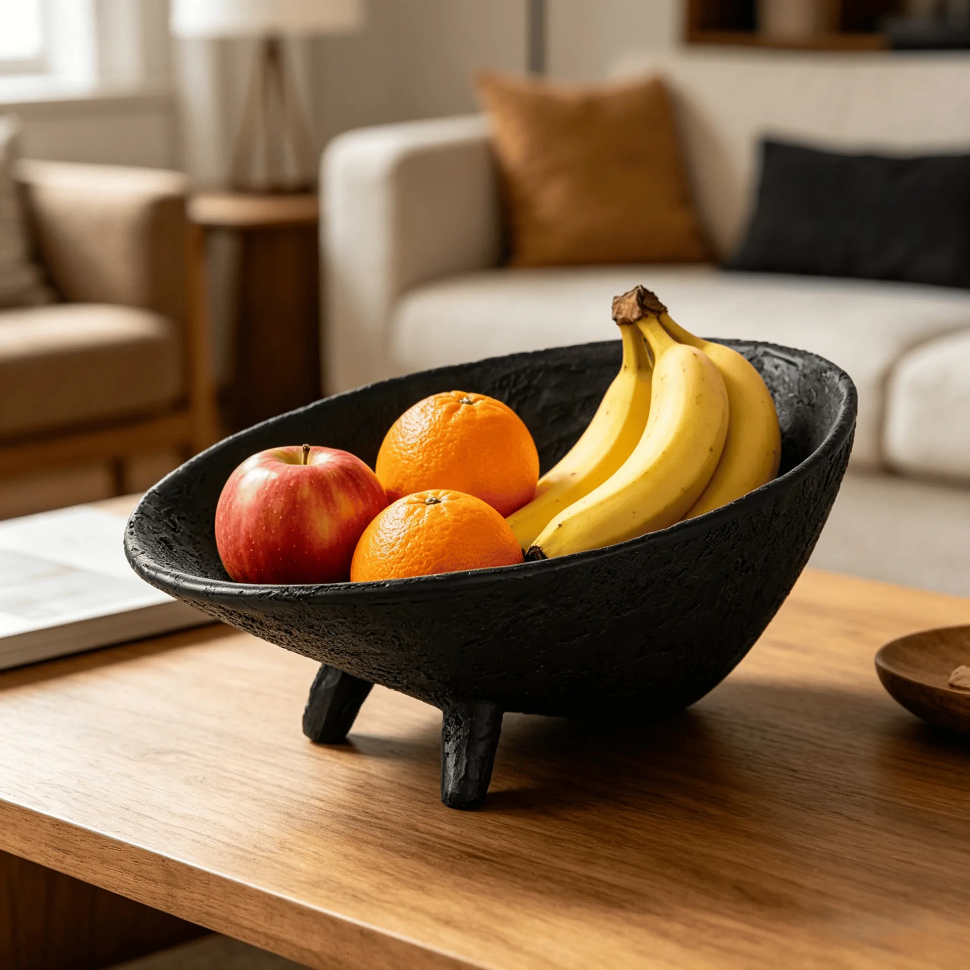 Triangular Tray Fruit Tray Resin Handicraft Desktop Storage Container Fruit Bowl Snack Trays Jewelry Dish Trinket Dish