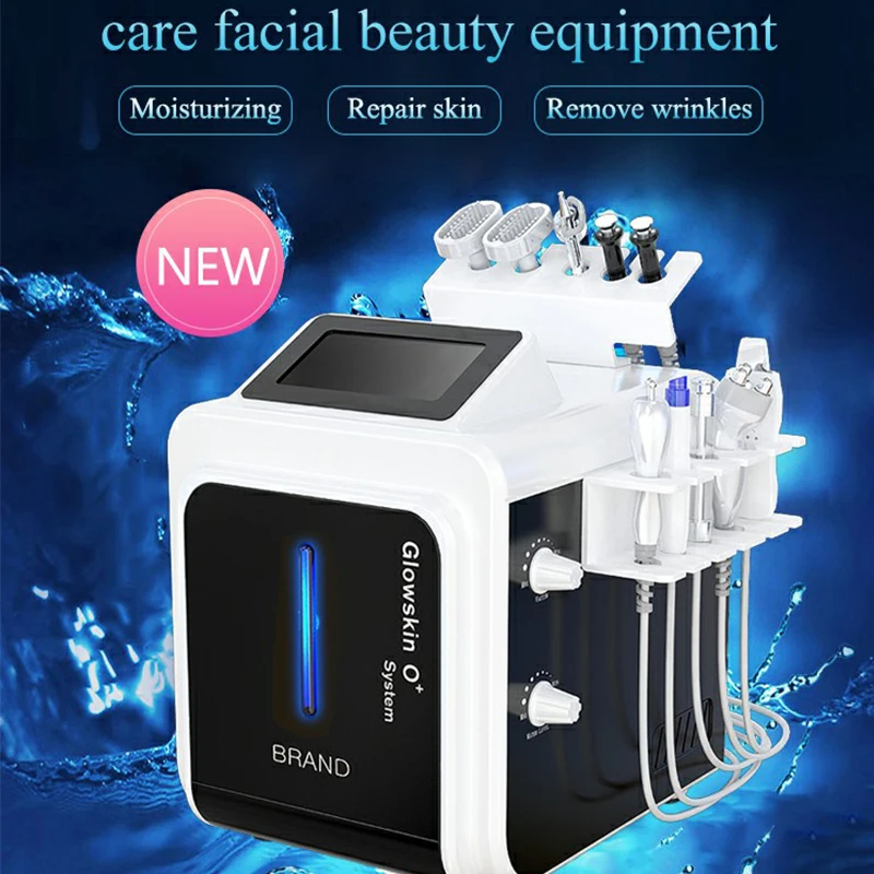 High Quality Multifunction 10 in 1Blackhead Remover Skin Deep Cleansing Bio RF Cavitation Vacuum Dermabrasion  Machine