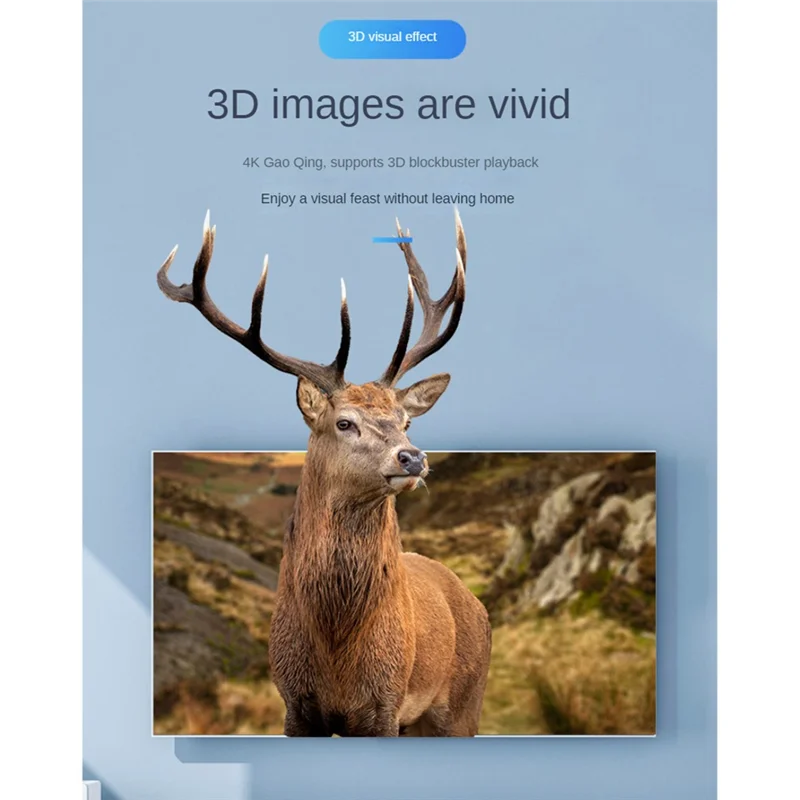 A29F-Measy 1 Input 8 Output Splitter -Compatible Splitter 4K 30HZ Display Duplicate Amplifier Splitter For TV Video