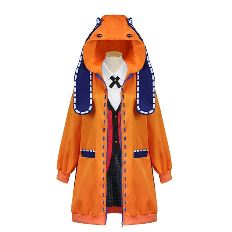Костюмы для косплея аниме kakegurun, толстовки с капюшоном yomozole kakeguru, школьная форма, парик, костюм на Хэллоуин, платье для женщин и девочек