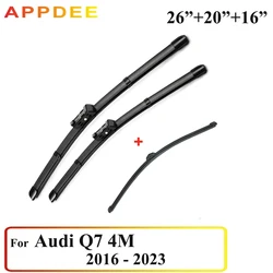 APPDEE Wiper LHD Front & Rear Wiper Blades Set For Audi Q7 4M 2016 - 2023 2022 2021 2019 2018  Windshield Windscreen 26