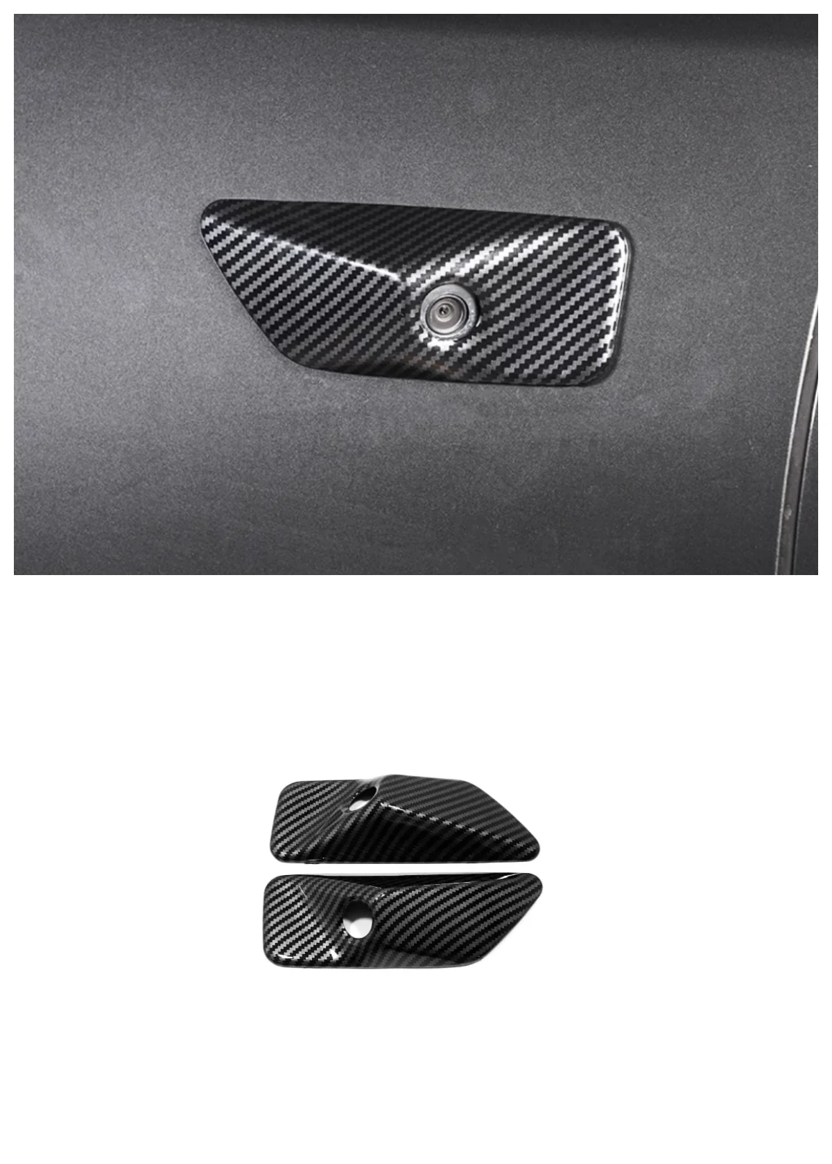 

Suitable for Li Auto L9 2022 2023 fender protective cover body labeling side camera ABS decoration Auto Parts