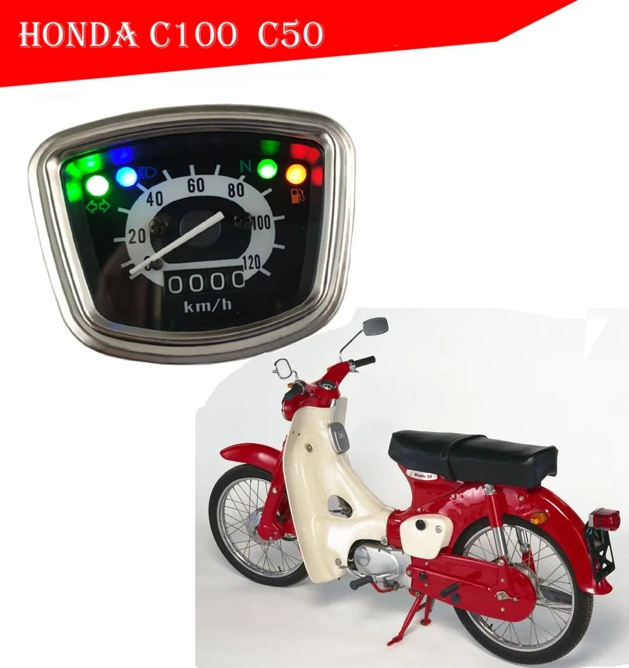 For Honda Supercub Cub Ca100 C100 C102 C105 C105t Cm91 Speedometer Speedo Meter Odometer