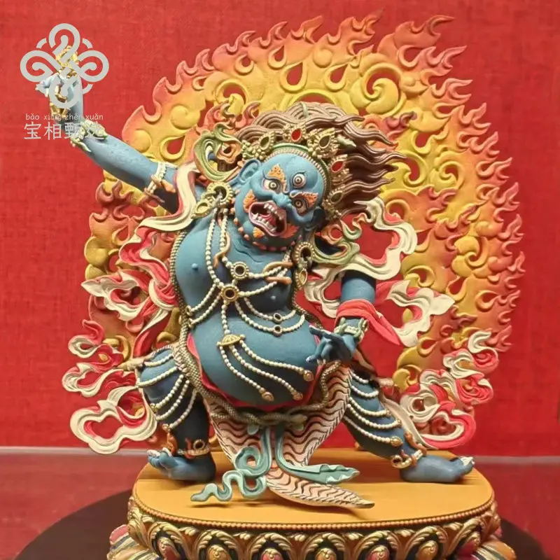 Vajra Hand Bodhisattva Pure Copper Copper Buddha Statue Painting Selection R2 Tibetan Tantra Buddhist Hall Offering