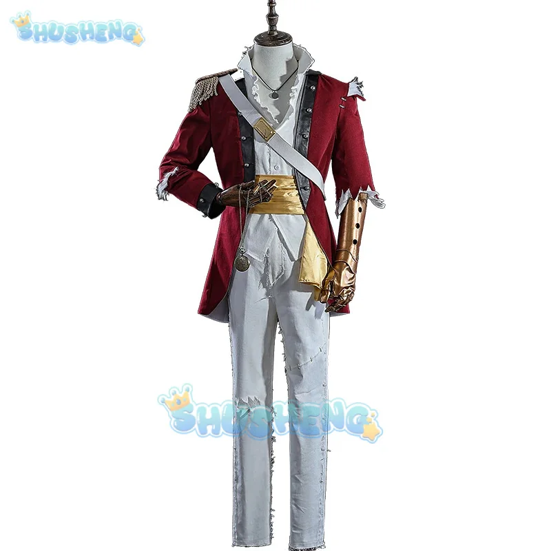 Shusheng-Fantasia de Cosplay Anime Identidade V para Homens, Uniforme do Jogo Cos, Roupas, Roupas, Papel de Festa, Cos, Comandante Mate