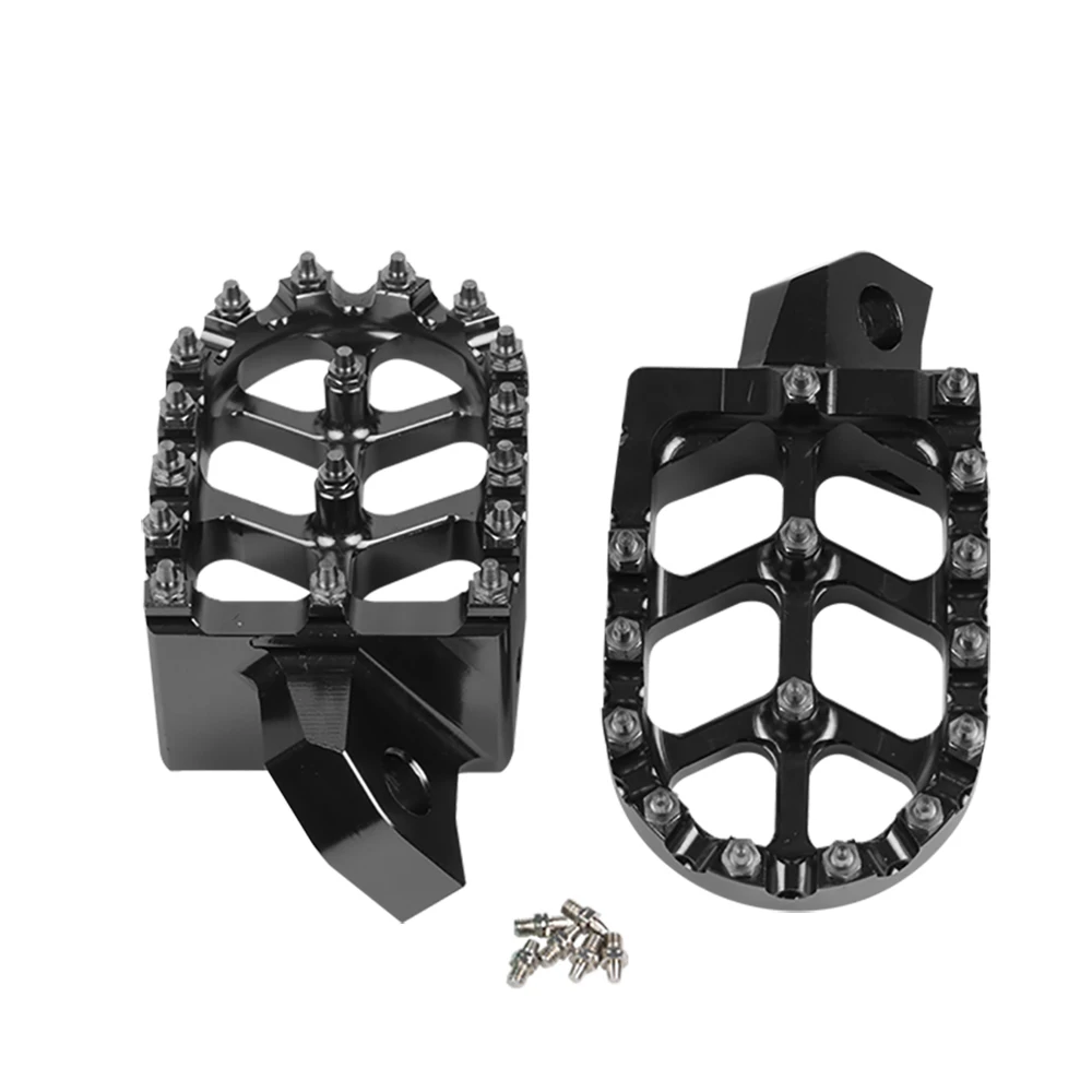 For KAWASAKI KDX200 KDX220 KDX250 KX125 KX250 KX500 KDX 220 250 KX 125 Dirt Bike Motorcycle Foot Pegs Footpeg Pedals FootRest