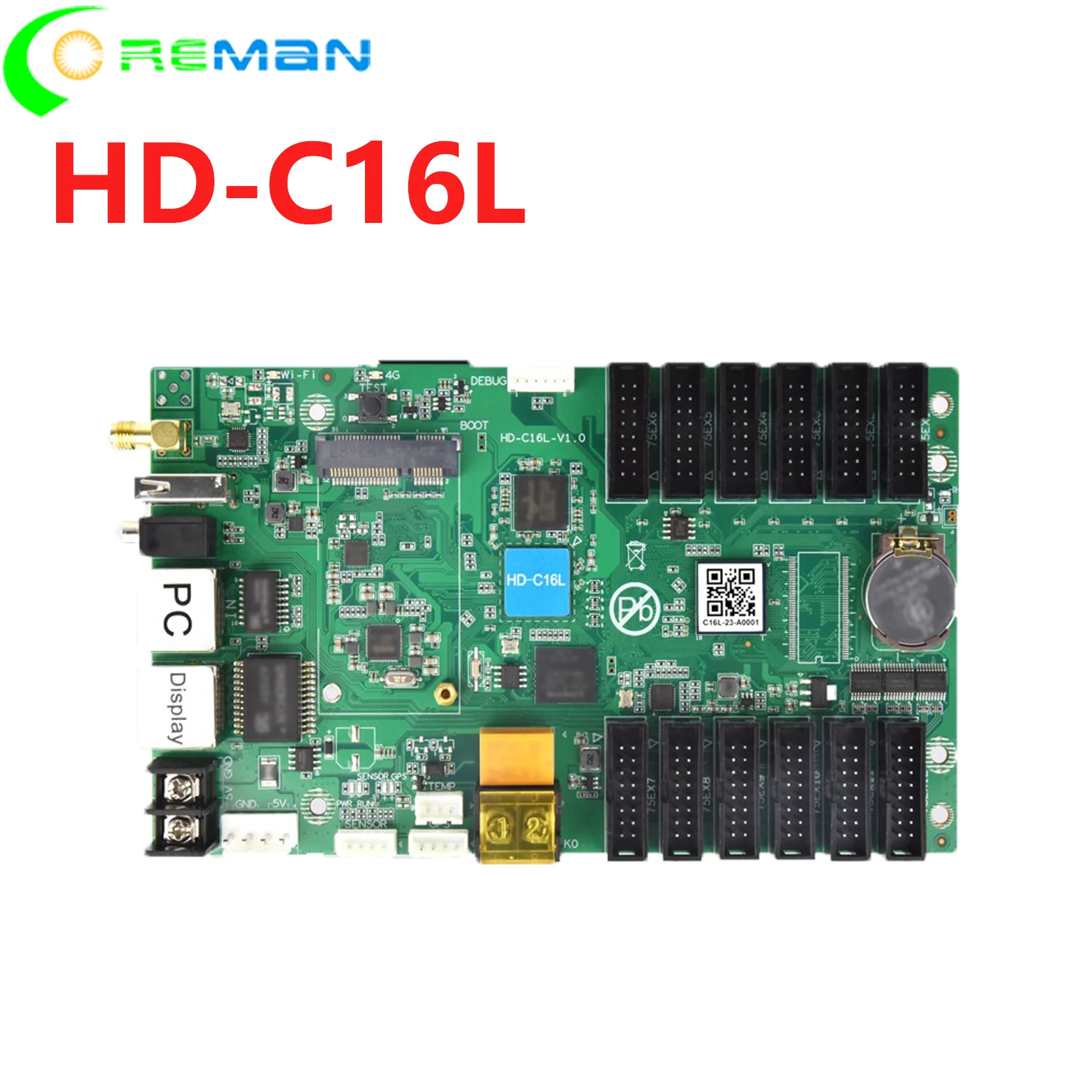 C16L Single led controller for 16pin hub75 hub75E full color led display module p1.8 p1.5 p2 p2.5 p3 p4 p5