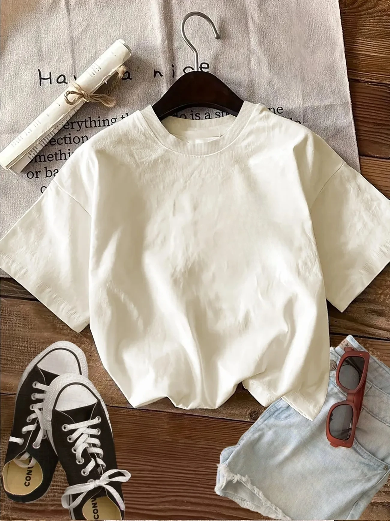 Slow Morning Coffee Club Print T-shirt Stacked Coffee Cups Graphic Tops Short Sleeve Round Neck Casual Women Tees Streetwear