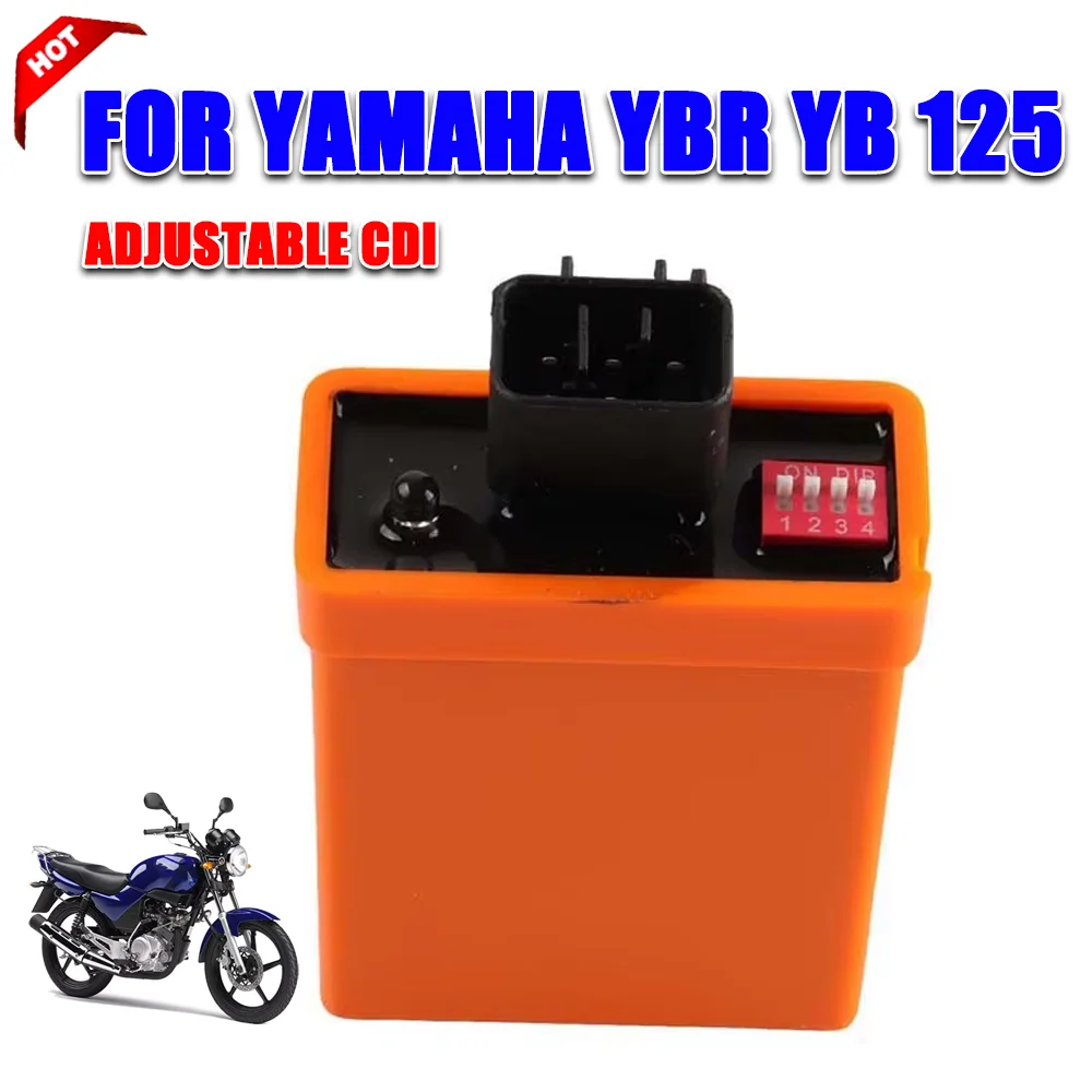 Dispositivo de encendedor CDI para motocicleta, para YAMAHA YBR125 YBR 125 YB 125 YB125 YB125Z Euro I II JYM125 Racing CDI, límite de velocidad ajustable