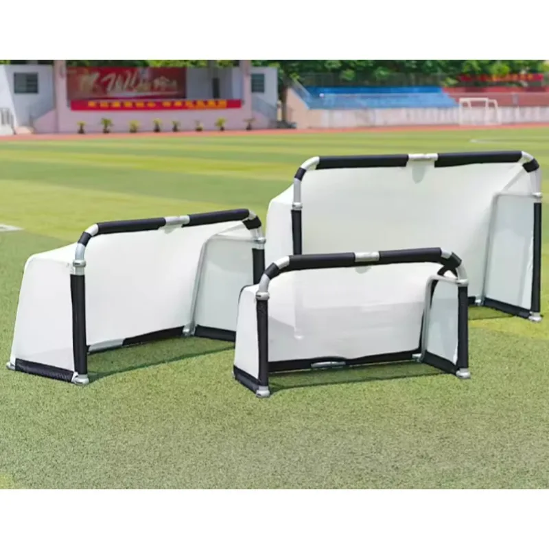 1 tragbares Fußballtor mit Aluminiumrohr und Fußballnetz, Trainingsausrüstung, Fußballtor für Kinder im Freien, 2025