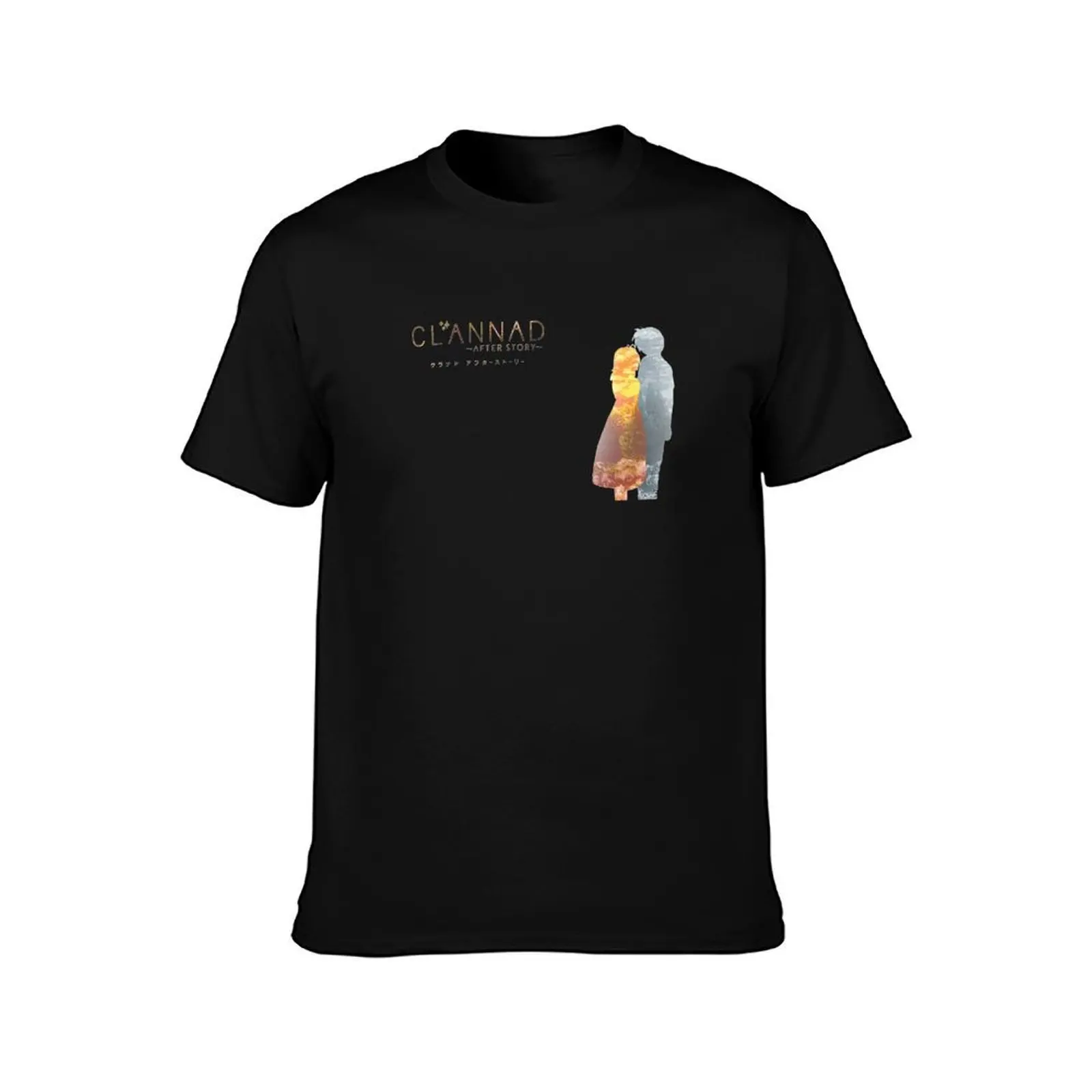 Clannad After Stroy | Tomoya and Nagisa T-Shirt, Summer Casual Cotton Tee, Oversized Streetwear Tops, Vintage Graphic Print