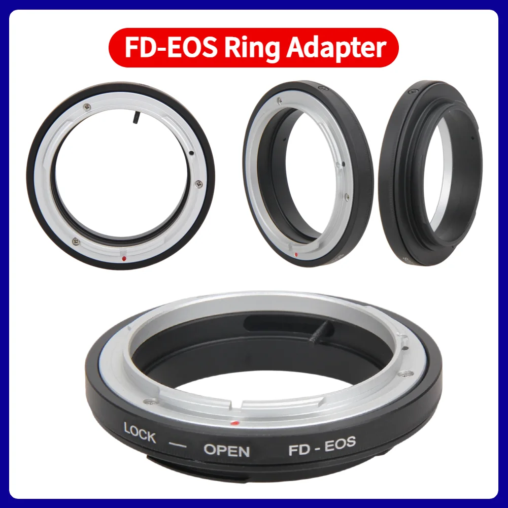 FD-EOS Ring Adapter Lens Adapter FD Lens to EF for Canon EOS Mount