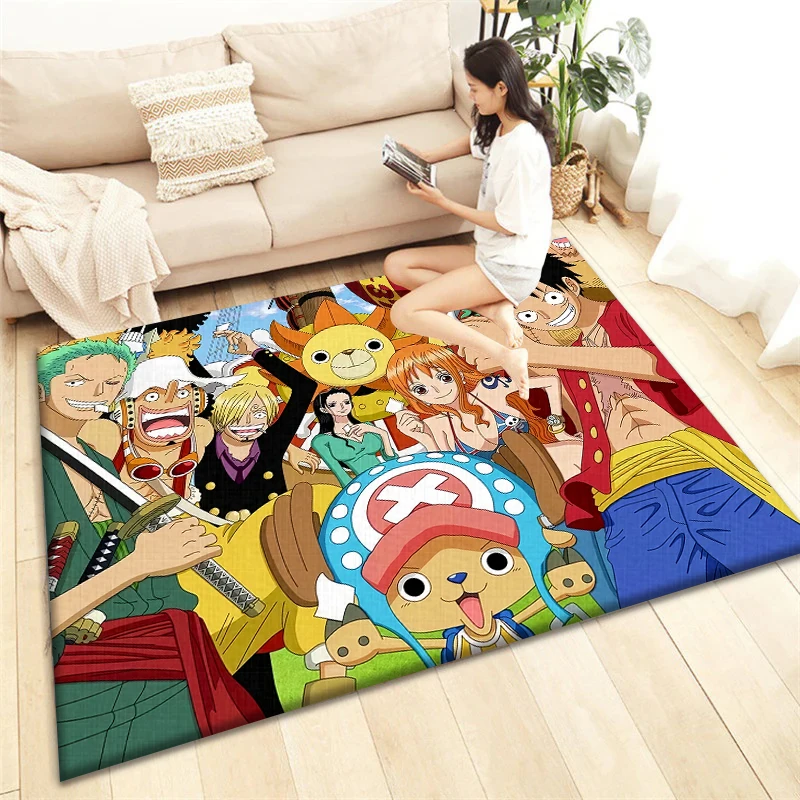 One Piece Carpet for Children,Living Room Bedroom Floor Mat Kitchen Mat Children's Bedroom Mat,bedroom Decor, Anime Rug, carpet