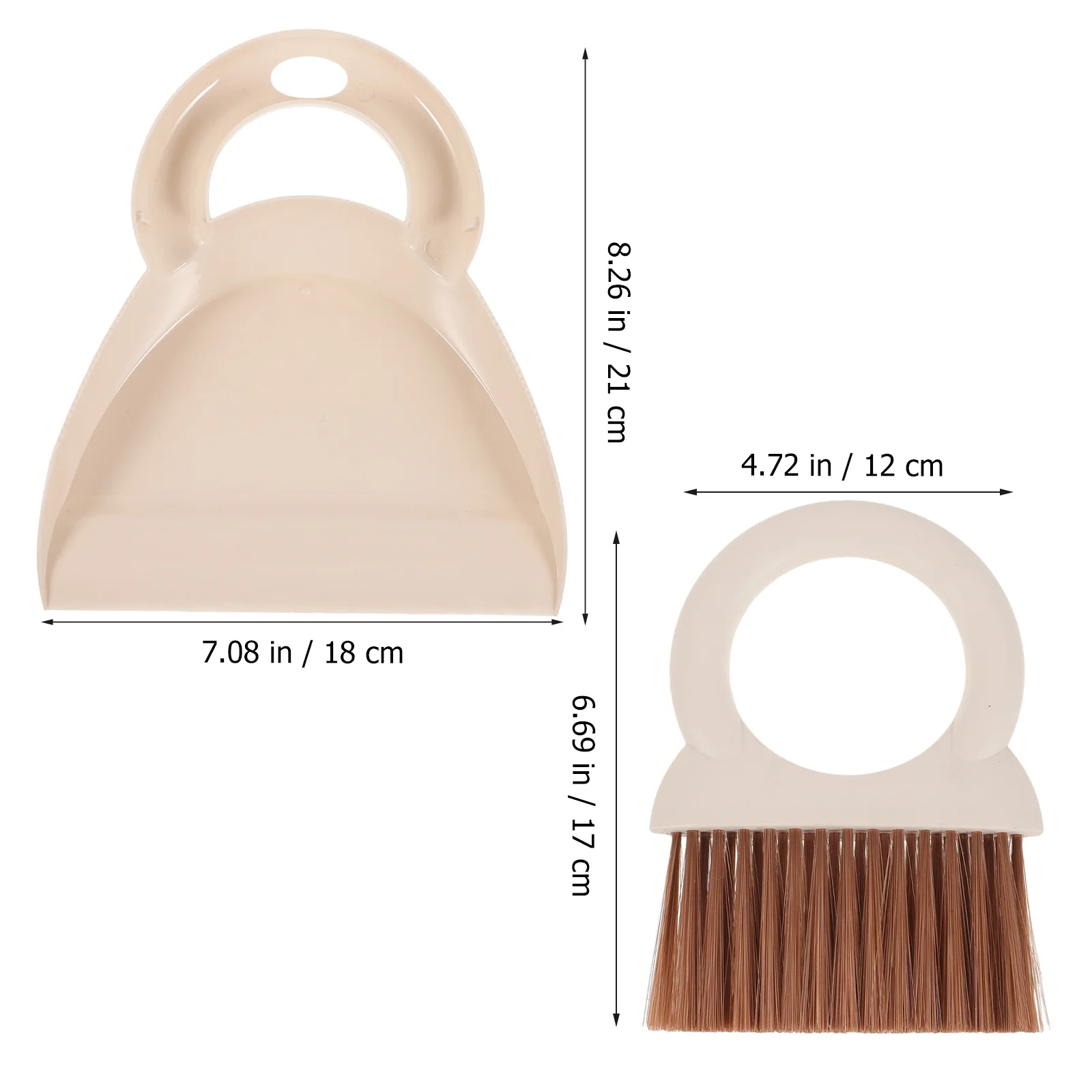 

1Set Mini Broom and Dustpan Set Small Handheld Cleaning Tool Portable Ergonomic Comfortable Grip Efficient Desk Dust Pan Brush
