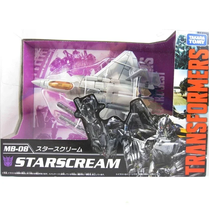 In Magazzino Takara Tomy Transformers MB versione regolare MB-08 Starscream Raccogli Figura Anime Robot Anime Modelli di Azione Giocattoli Regali